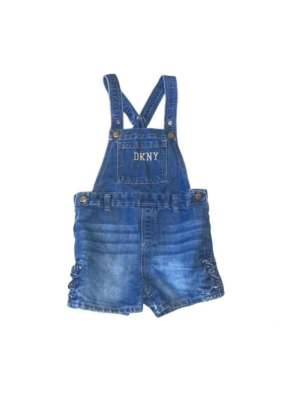 DKNY Girls Short Overalls size 6